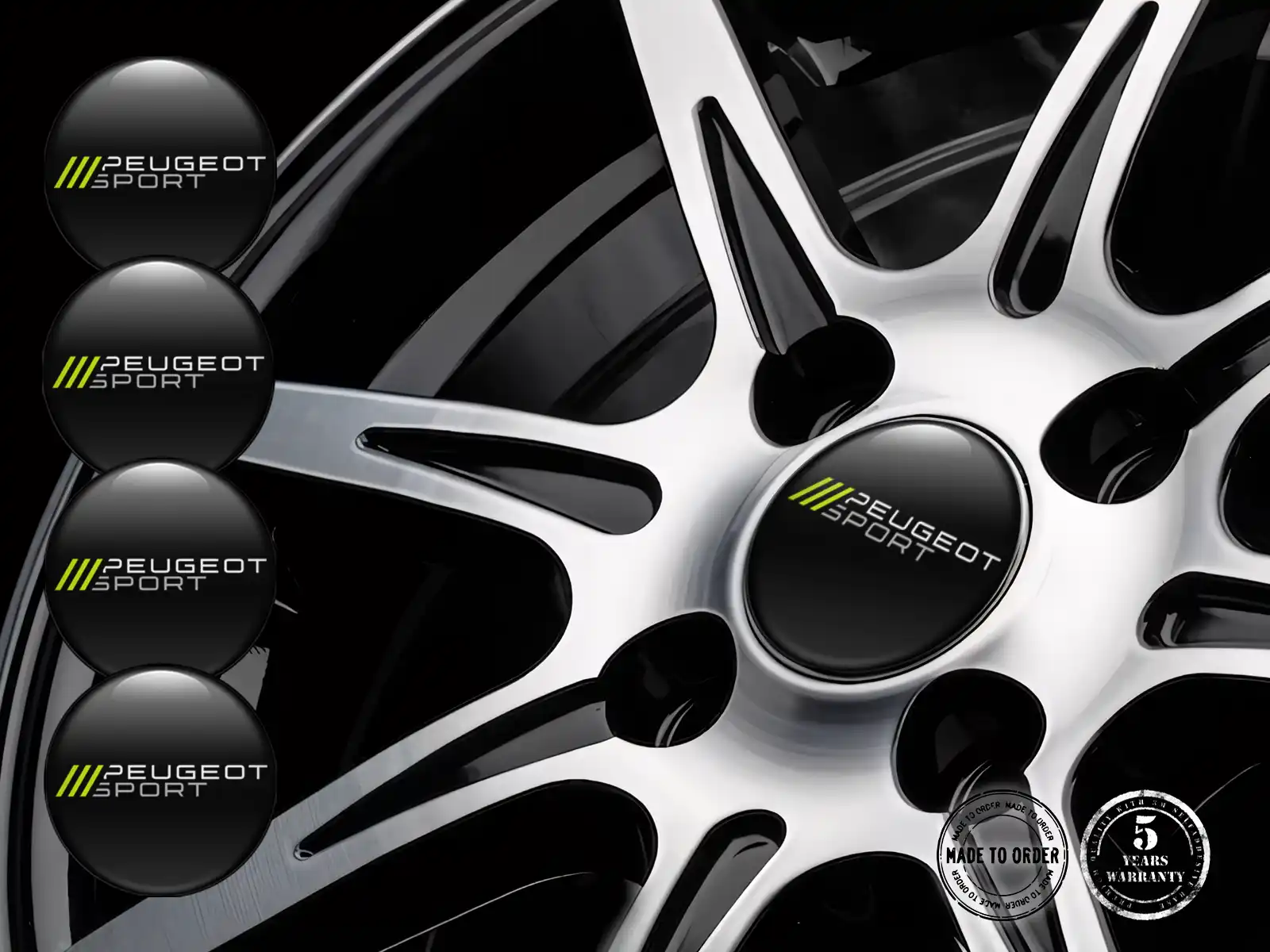 Peugeot Radplaketten Ausgabe Harzgewölbte Labels